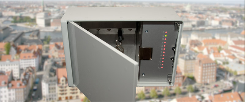 På Folkemødet præsenterer Birepo på SikkerhedsBranchens stand blandt andet elektroniske nøglebokse til få og mange nøgler. 