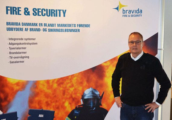Jack Boye Hansen er afdelingschef for Bravidas Fire & Security afdeling i Østdanmark. Foto: Bravida.