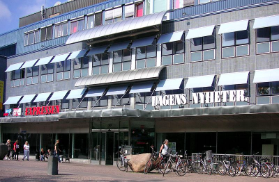 DN- och Expressens huvudkontor i Stockholm. 