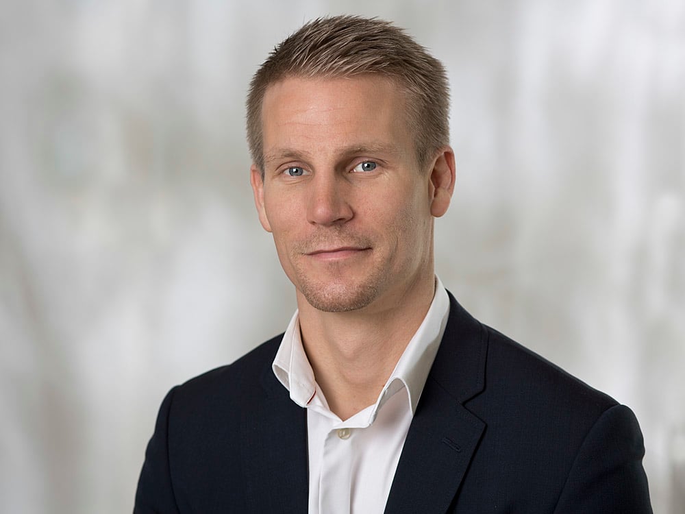 David Larsson, tillförordnad vd för Nokas Security.