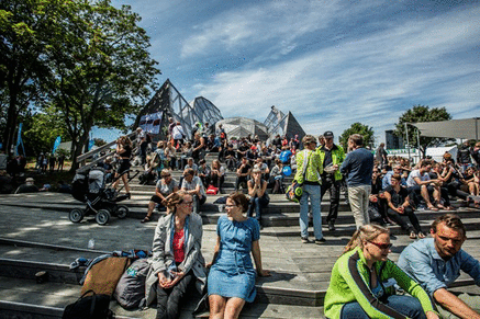 Folkemødet havde i 2016 25.000 besøgende pr dag. Foto: Joshua Tree Photography / www.folkemoedet.dk 