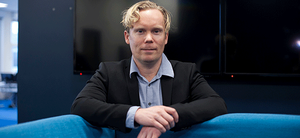 Gustaf Broman, produktchef för Nexus Go.