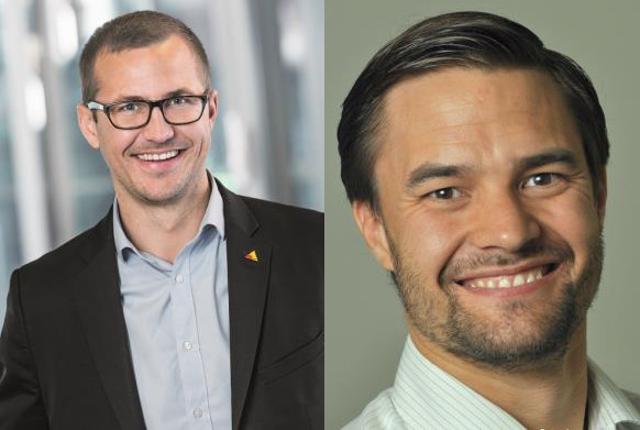 Jimmy Ek,  försäljningschef för Axis i Norden och Carl Staël von Holstein, som utsetts till Key Account Manager för Axis i Sverige.