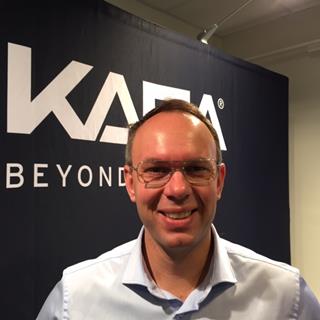 Joakim Spångberg, nu ansvarig för affärsområdet hotellås på Kaba.
