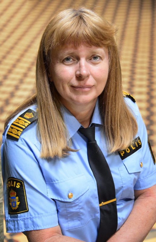 Lena Tysk på Rikspolisstyrelsen, ordförande för Samverkansrådet för idrottsrelaterad brottslighet. (foto: Lars Hedelin)