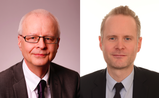 Key Hedström, chefsjurist på MSB och Daniel Johansson, processråd på Konkurrensverket