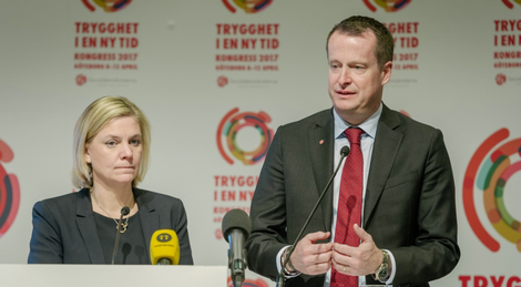 Finansminister Magdalena Andersson och inrikesminister Anders Ygeman.
