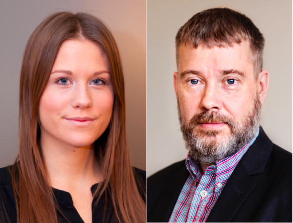 Sara Westerberg och Thomas Hvitfeldt, utredare på Brå.