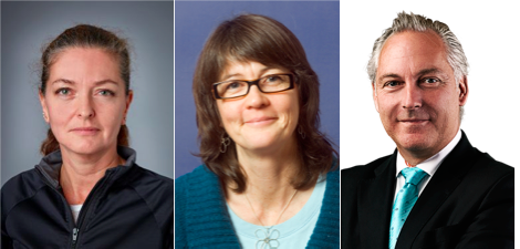 Zilla Hirsch, kammaråklagare, Katarina Påhlsson, hovrättslagman, och Johan Eriksson, advokat. Foto: Thomas Carlgren (Hirsch) / Carl Johan Erikson (Påhlsson)