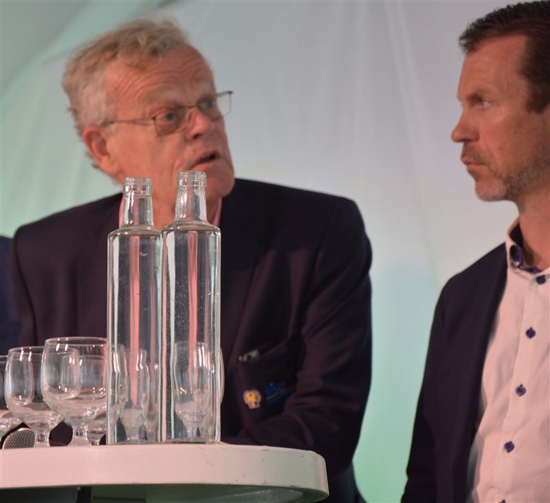 Säkerhetsbranschens ordförande Björn Eriksson debatterade om kontanternas betydelse med Svensk Handels säkerhetschef Per Geijer. 