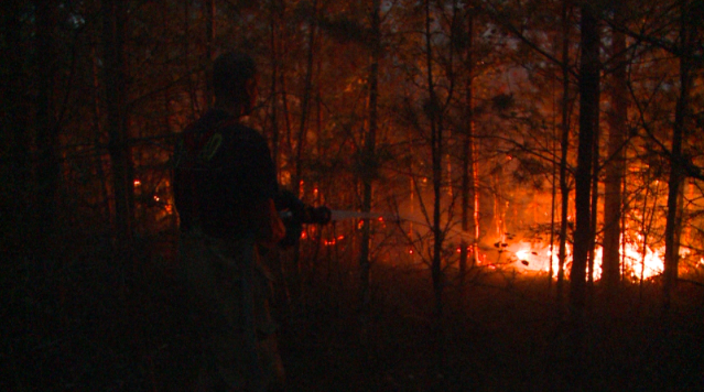 Skogsbranden i Västmanland är en av orsakerna till att brandkostnaderna under 2014 väntas bli höga. (Foto från MSB Bildbank)