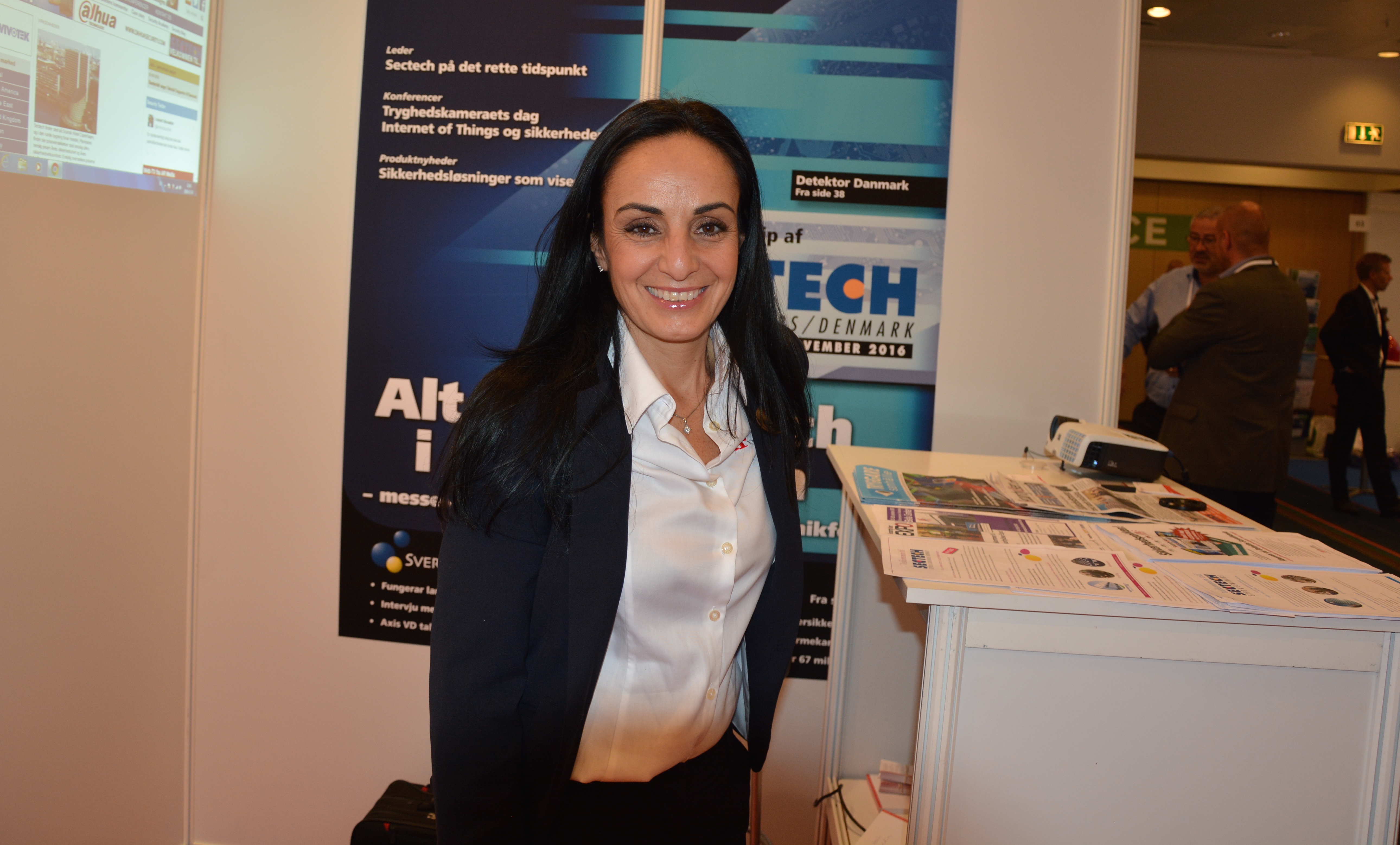 Projektchef Deniz Baykal glæder sig til at kunne byde de besøgende velkommen til Sectech i Norges Varemesse.