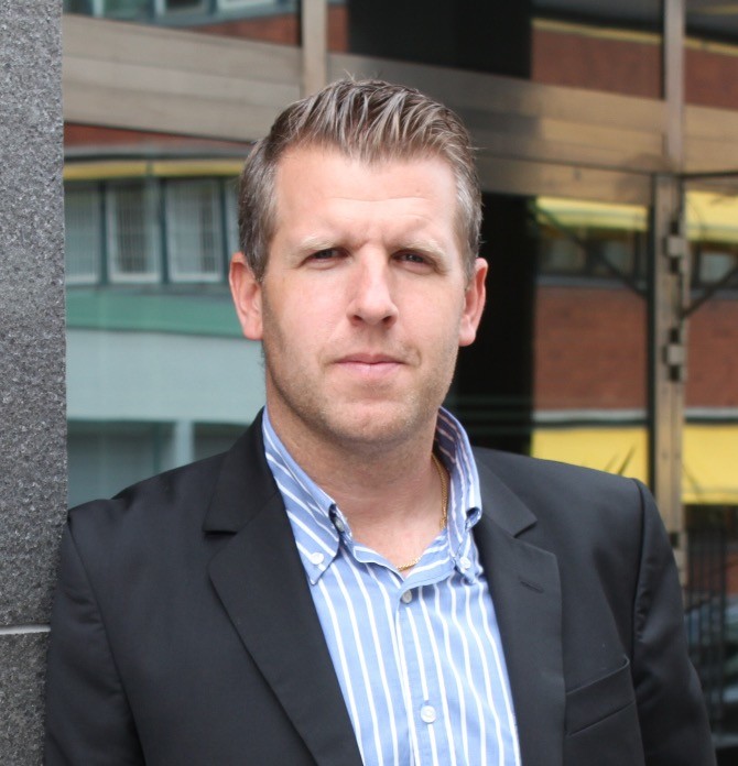 Fredrik Sundin, ny försäljningschef för Stanley Securitys avtalsförsäljning. 