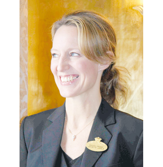 Jeanette Lesslie, säkerhetschef Grand Hôtel i Stockholm