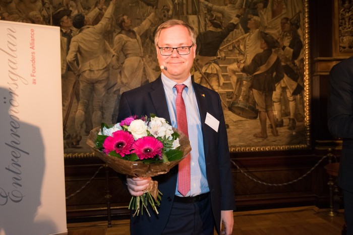 Ännu ett entreprenörspris till Martin Gren. Ännu ett entreprenörspris till Martin Gren.