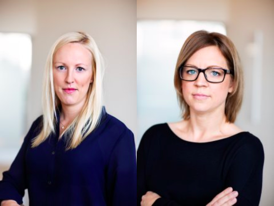 Kerstin Nelander Hedqvist och Frida Andersson utredare på Brå.