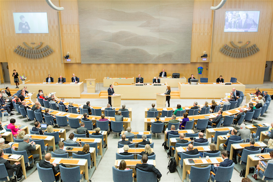Kammaren biföll utskottets förslag omanvändning av hemliga tvångsmedel. (foto: Melker Dahlstrand)