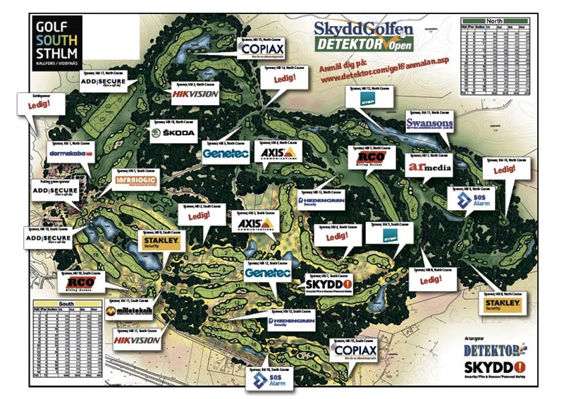 Skyddgolfen Detektor Open äger inte rum förrän den 29 augusti, men redan nu är 170 spelrätter till tävlingen bokade. Dessutom är 29 hål på de två banorna redan sponsorklara – vilket är nytt rekord.