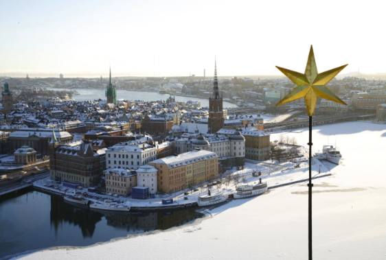Utsikt från stadshustornet, Stockholm stads stadshus. Foto: Yanan Li (CC BY 3.0) Utsikt från stadshustornet, Stockholm stads stadshus.