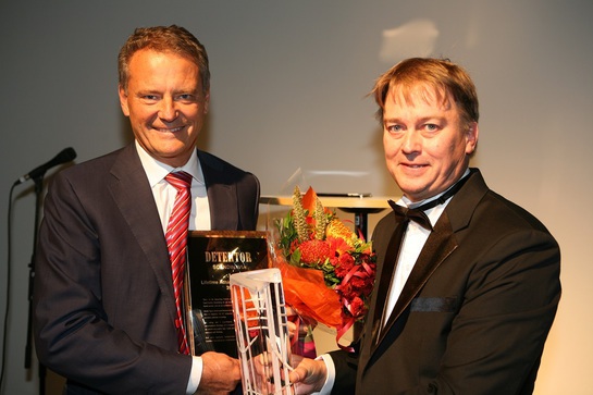 Carl-Henric Svanberg og AR Medias adm. dir. Lennart Alexandrie. (Foto: Henrik Paulsson)