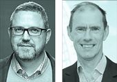 Mårten Wallén, VD för Svensk Brand- och Säkerhetscertifiering och Torbjörn Ferndahl, VD för Säkerhetsbranschen