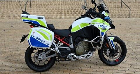 Politiets nye Ducati Multistrada V4S.