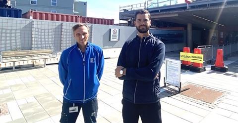 Magnus Berndtsson, projektledare Swedsecur, och Victor Siösteen, vd för Aras Security.