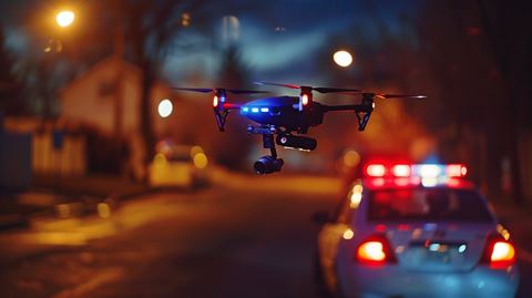 Kinesiske droner fra DJI er populære blandt amerikanske politistyrker.