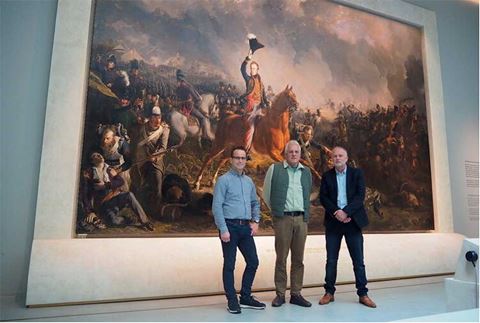 Målningen” Slaget vid Quatre-Bras” av Jan Willem Pieneman skildrar en viktig strid från Napoleon-tiden.