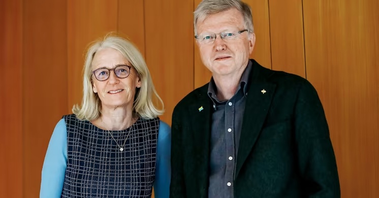 Gunilla Asker och Göran Angergård är två av de tre nya ledamöterna i SOS Alarms styrelse. Den tredje är Marie Morell.