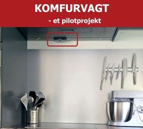 Komfurvagten ses i den røde firkant.