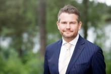 Niclas Gustafsson, försäljnings- och marknadsdirektör, på Stanley Security.