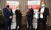 Kim Astrup Jensen, Oberstløjtnant, Forsvarsministeriet, Trine Bramsen, Forsvarsminister, Michael Svane Branchedirektør, DI og Jan Lythcke-Jørgensen, Partner, Implement Consulting Group og bestyrelsesmedlem i effektivitet.dk. Foto: Charlie Gunn 