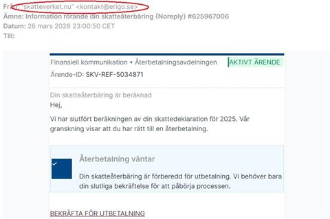 Exempel på bluffmejl. Exempel på bluffmejl.