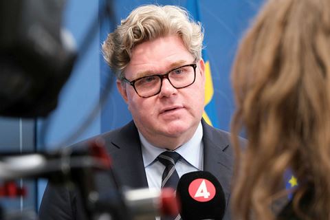 Justitieminister Gunnar Strömmer är en av talarna idag. Foto: Regeringskansliet
