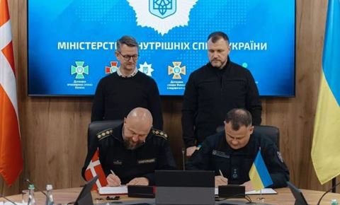 Beredskabsstyrelsen og State Emergency Services of Ukraine (SESU) underskriver en strategisk partnerskabsaftale. 