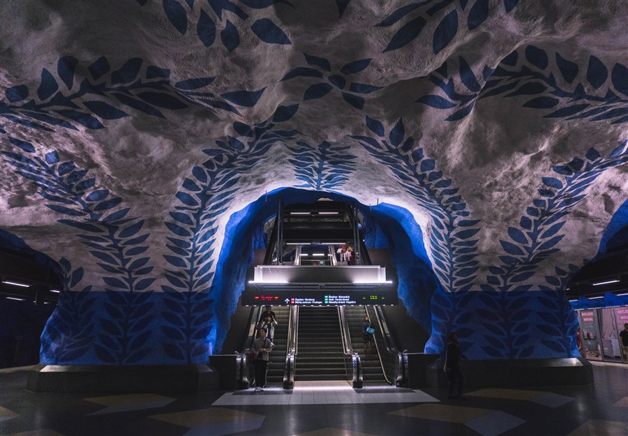 Fickstölderna minskar på Centralstationen i Stockholm.