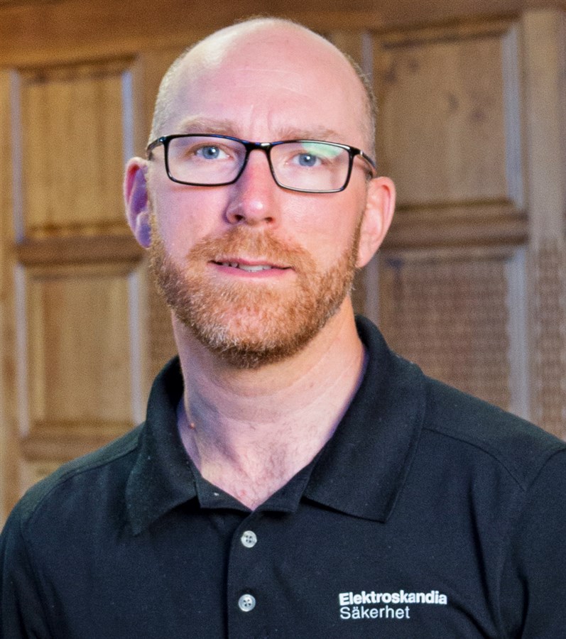 Christer de Wahl, sälj- och marknadschef för säkerhet på Elektroskandia.