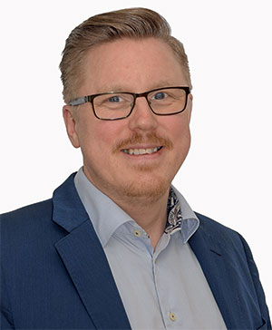 Torbjörn Warghagen Bolk, chef för Retail, Bank och Lås på Securitas Technology.