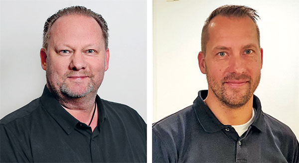 Peter Widström, Offer Manager Fire Alarm System på Schneider Electric och Magnus Lundén, Business Line Fire Expert på Siemens. Peter Widström, Offer Manager Fire Alarm System på Schneider Electric och Magnus Lundén, Business Line Fire Expert på Siemens.