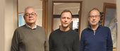 Lars Thoresen, styreleder Vekos, Harald Riis Nilsen, driftsleder Vekos, Morten Ameln, adm.dir Firesafe Lars Thoresen, styreleder Vekos, Harald Riis Nilsen, driftsleder Vekos, Morten Ameln, adm.dir Firesafe