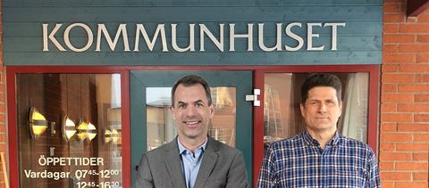 Pierre Parrman, CTO på Seriline och Ola Abrahamsson, säkerhetssamordnare på Mora kommun. Pierre Parrman, CTO på Seriline och Ola Abrahamsson, säkerhetssamordnare på Mora kommun.