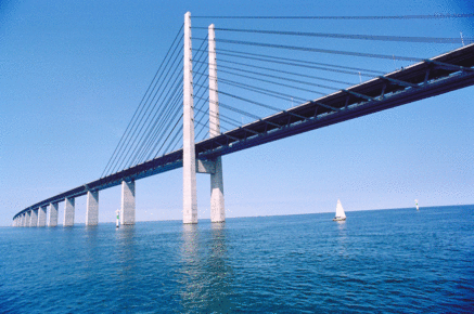 Varje dag färdas över 20 000 fordon över Öresundsbron.