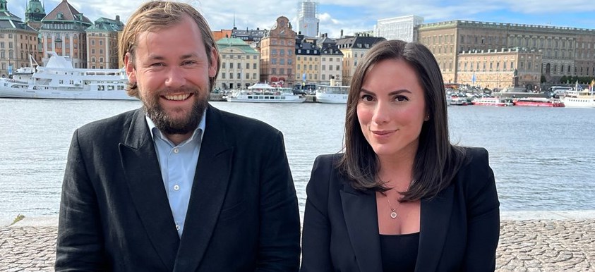 Anton Thynell, marknadschef på Amido och Chriss Grau, Account Manager för Unloc.