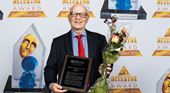 Lennart Person, mottagare av Detektor Lifetime Achievement Award 2019.