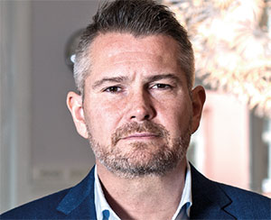 Niclas Gustafsson, Försäljnings- och marknadsdirektör på Stanley Security.