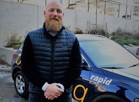Fredrik Molin, vice vd på Rapid Säkerhet AB.