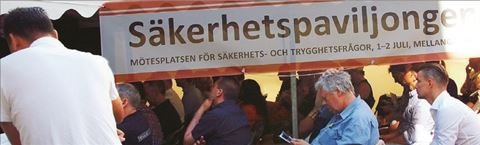 Säkerhetspaviljongen bjuder på ett fullmatat program den 4 juli i Almedalen med bland andra Anders Ygeman och Säkerhetsbranschens ordförande Björn Eriksson på plats.