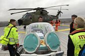 Transport med Forsvarets helikoptere. Foto: Forsvaret.  