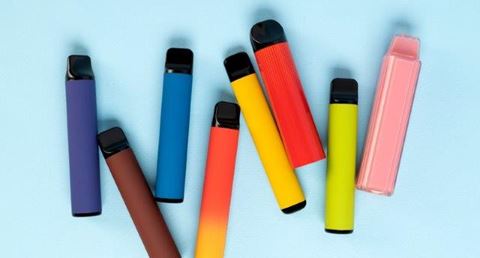 Engangs e-cigaretter. Foto: Sikkerhedsstyrelsen